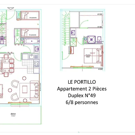 Apartmán Duplex Avec Acces Piscine, Animaux Acceptes, 8 Pers. A Gourette - Fr-1-860-10 *